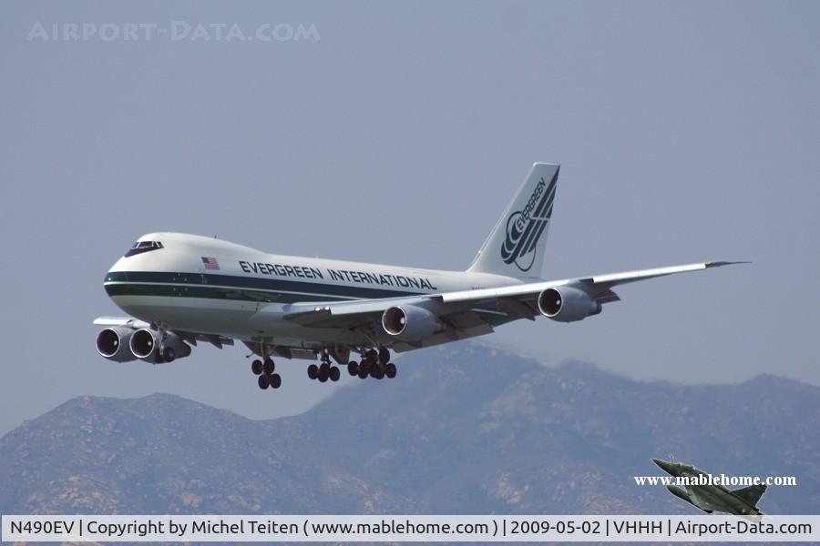 N490EV, 1988 Boeing 747-230F C/N 24138, Evergreen International