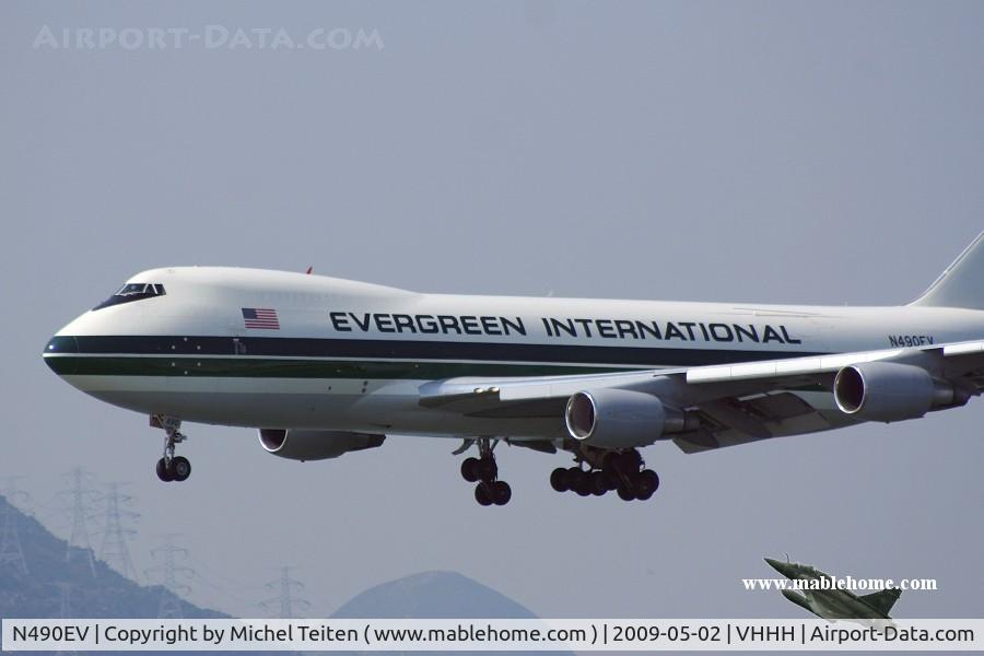N490EV, 1988 Boeing 747-230F C/N 24138, Evergreen International