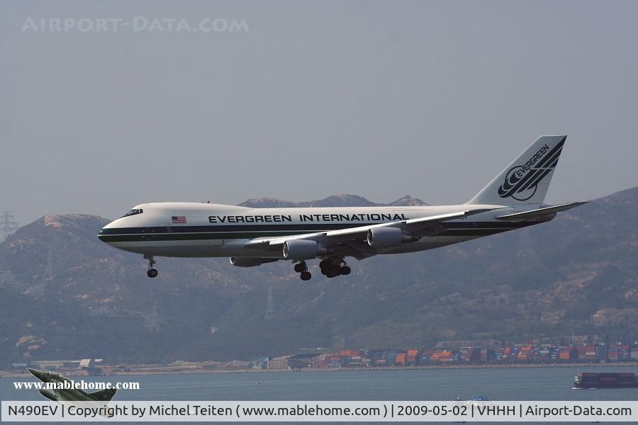 N490EV, 1988 Boeing 747-230F C/N 24138, Evergreen International