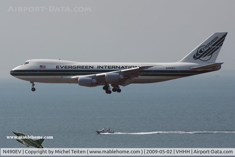 N490EV, 1988 Boeing 747-230F C/N 24138, Evergreen International