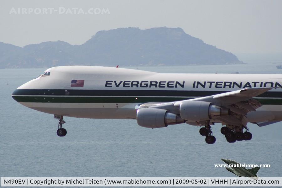 N490EV, 1988 Boeing 747-230F C/N 24138, Evergreen International