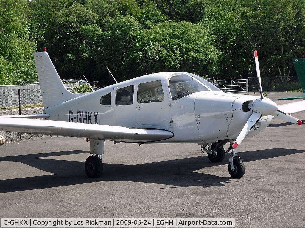 G-GHKX, 1982 Piper PA-28-161 Cherokee Warrior II C/N 28-8416005, At the flying Club