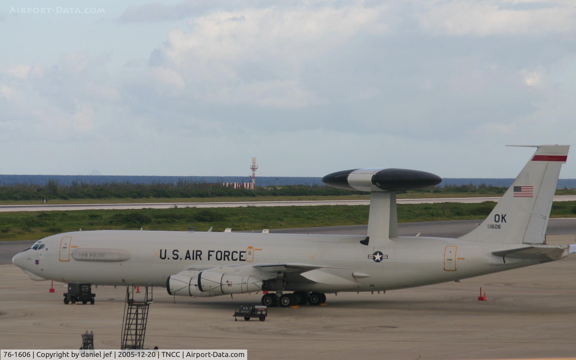 76-1606, 1976 Boeing E-3B Sentry C/N 21436, park at the  FOL ramp