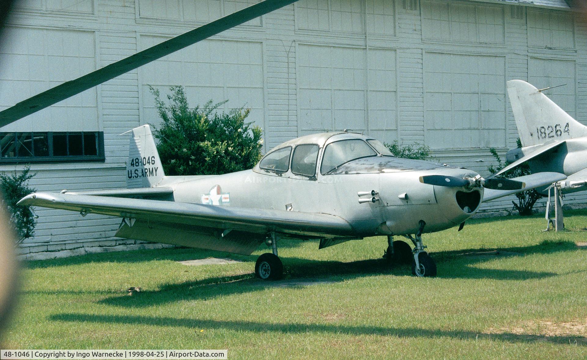 48-1046, 1948 Ryan Navion L-17B C/N NAV-4-1752, Ryan L-17B Navion at the US Army Aviation Museum, Ft Rucker AL