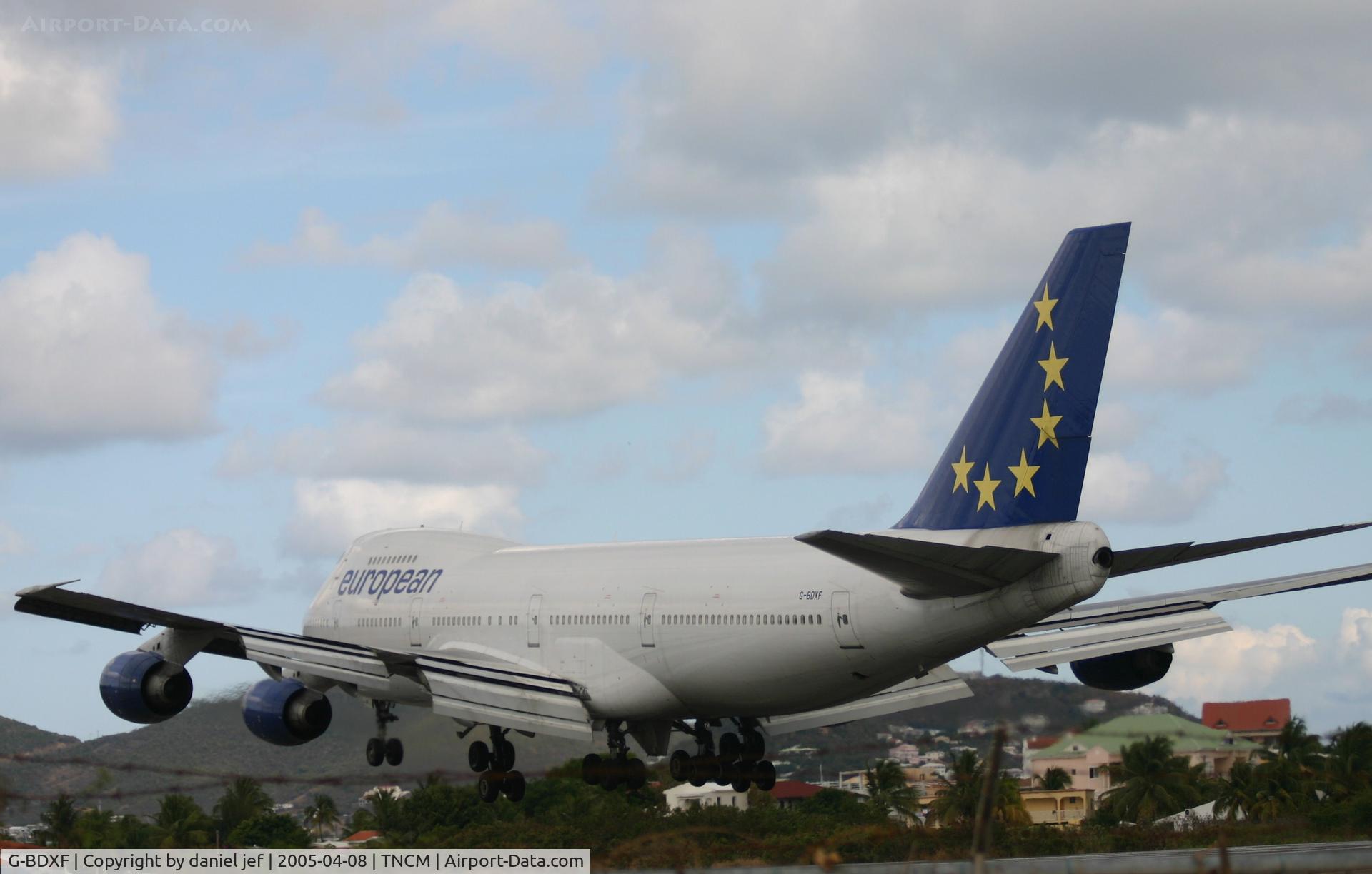 G-BDXF, 1977 Boeing 747-236B C/N 21351, Landing 10