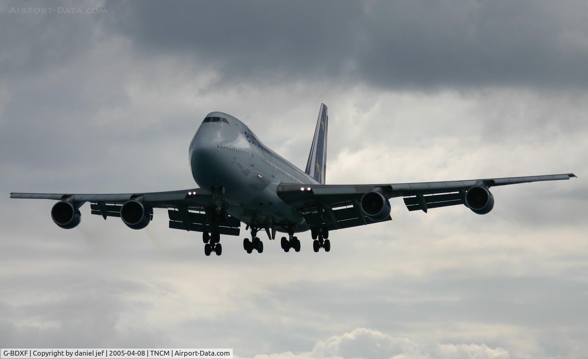 G-BDXF, 1977 Boeing 747-236B C/N 21351, Landing 10