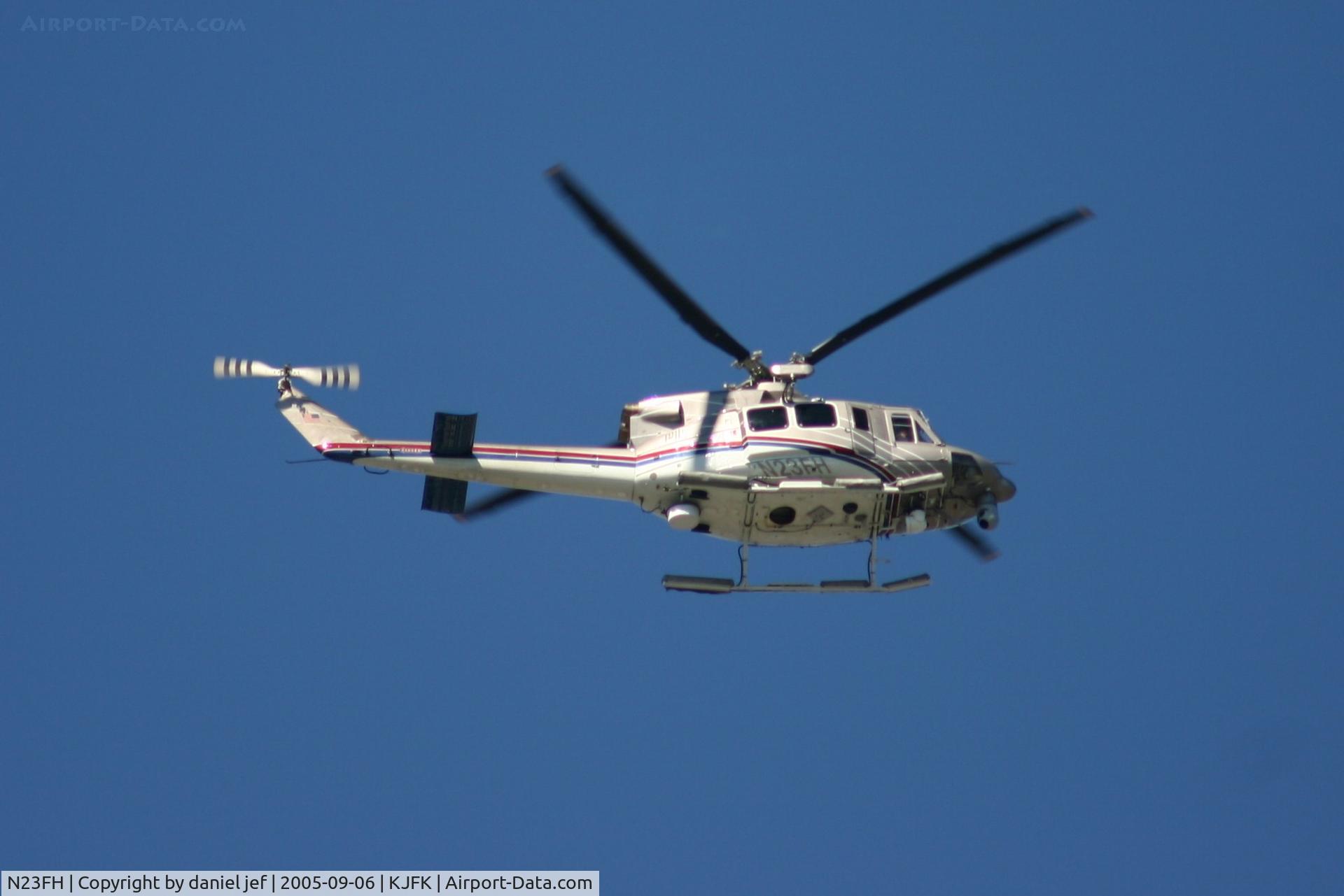 N23FH, 2002 Bell 412EP C/N 36307, on patrol