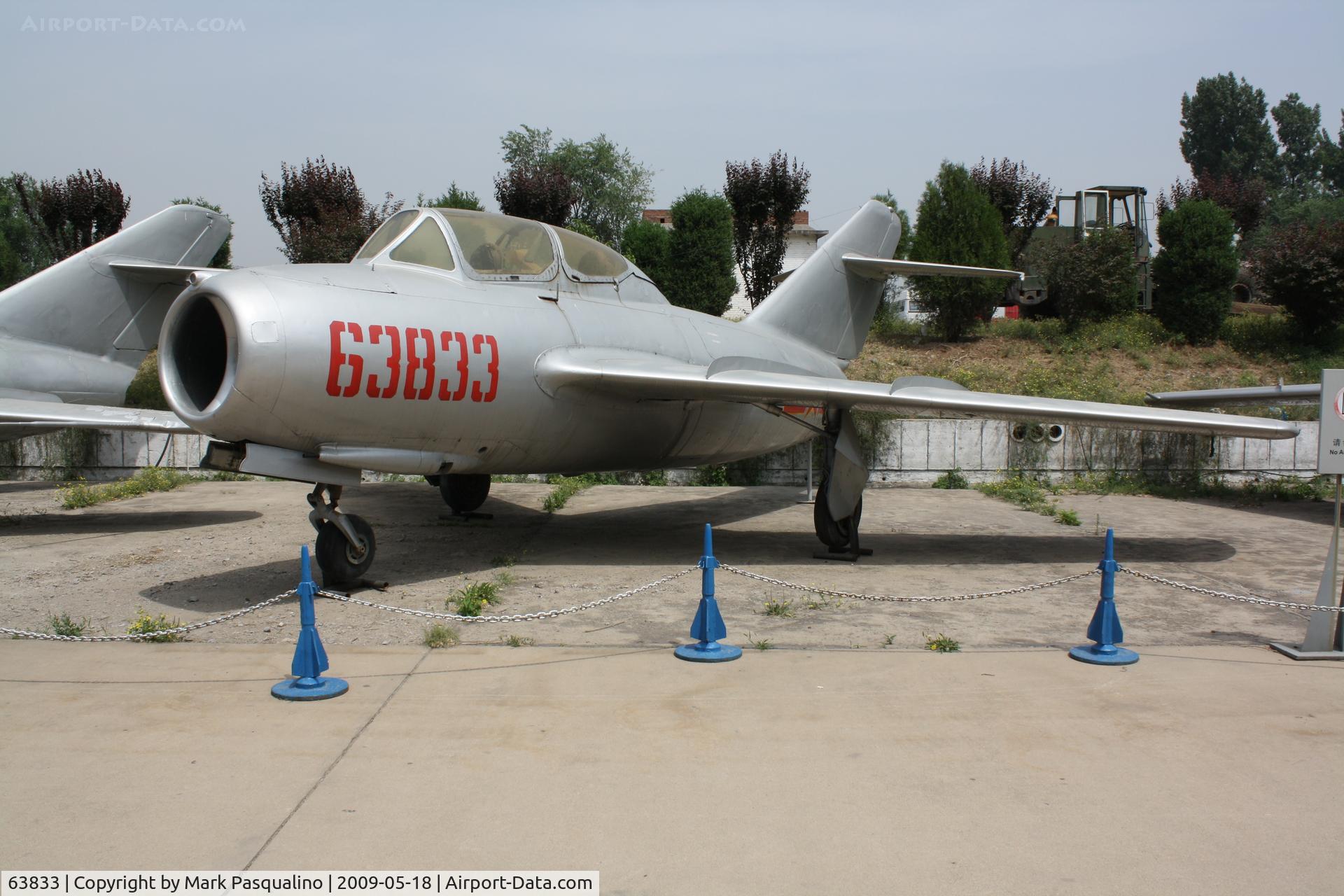63833, Mikoyan-Gurevich MiG-15UTI C/N 722645, MiG-15UTI  Located at Datangshan, China