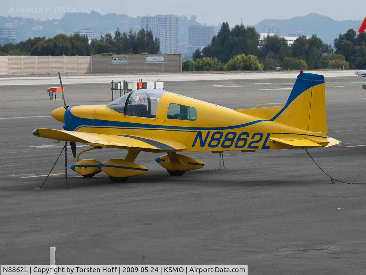 N8862L, 1974 Grumman American AA-1B Trainer C/N AA1B-0362, N8862L parked at KSMO