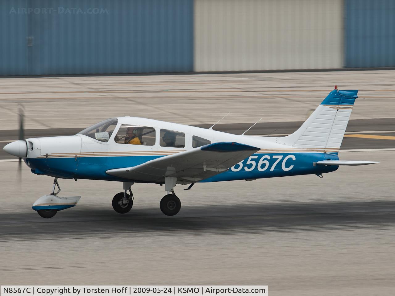 N8567C, 1976 Piper PA-28-151 Cherokee Warrior C/N 28-7615118, N8567C departing from RWY 21