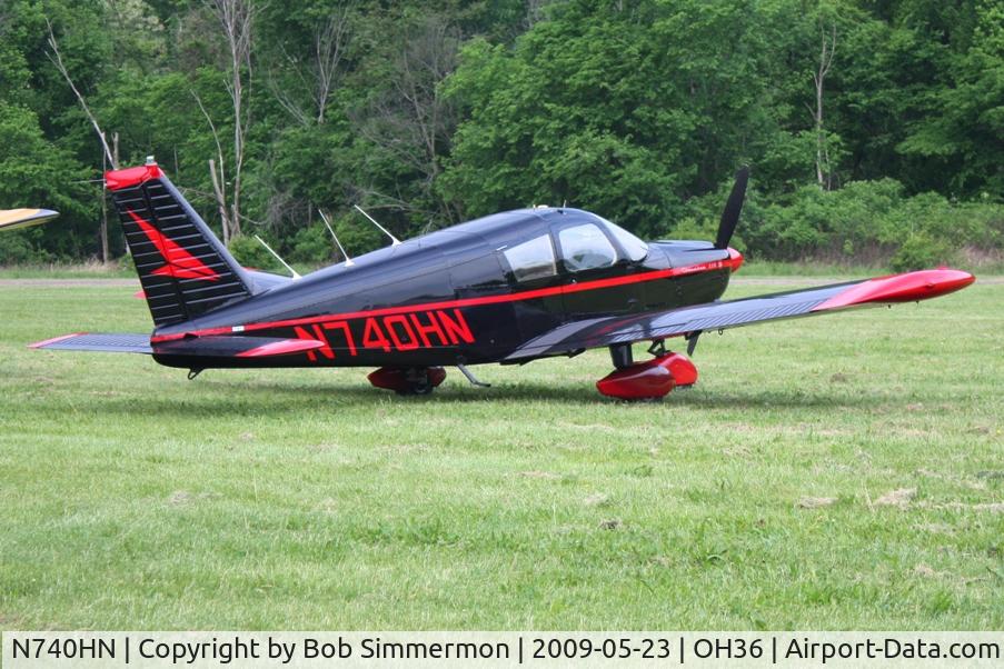 N740HN, 1967 Piper PA-28-235 Cherokee C/N 28-10887, Riverside breakfast fly-in at Zanesville, Ohio