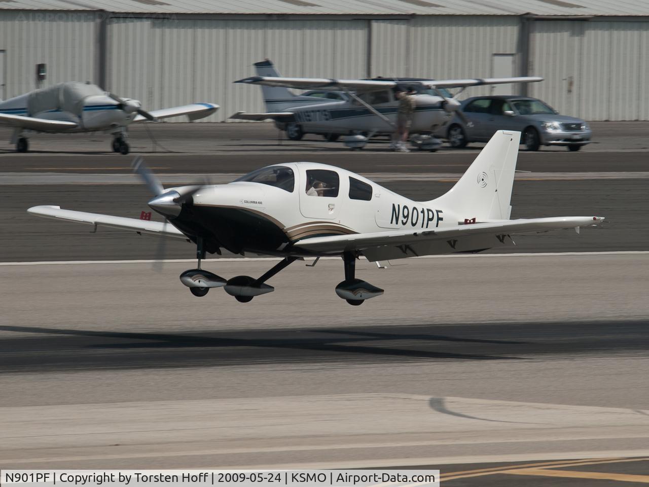 N901PF, 2005 Lancair LC41-550FG C/N 41096, N901PF arriving on RWY 21