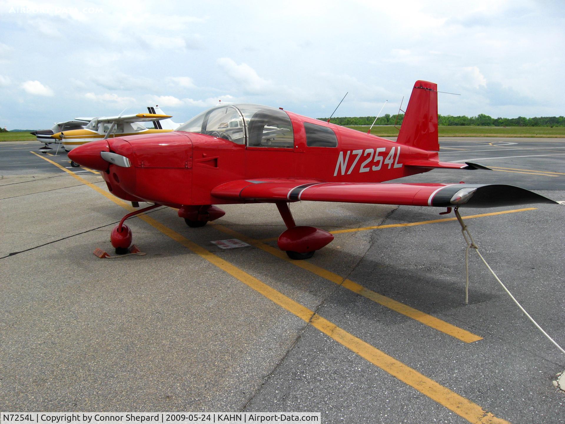 N7254L, 1972 American Aviation AA-1A Trainer C/N AA1A-0454, Yankee Clipper