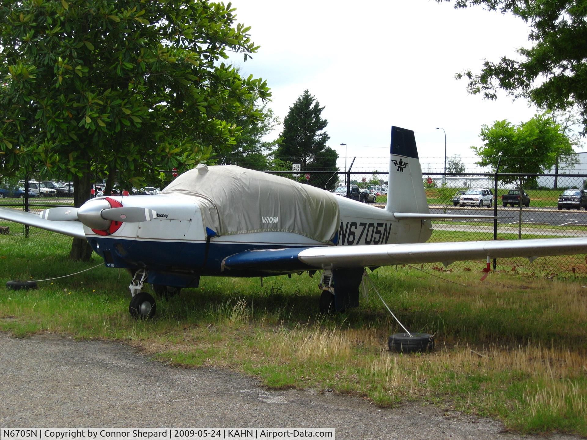 N6705N, 1968 Mooney M20C Ranger C/N 680042, Mooney M20