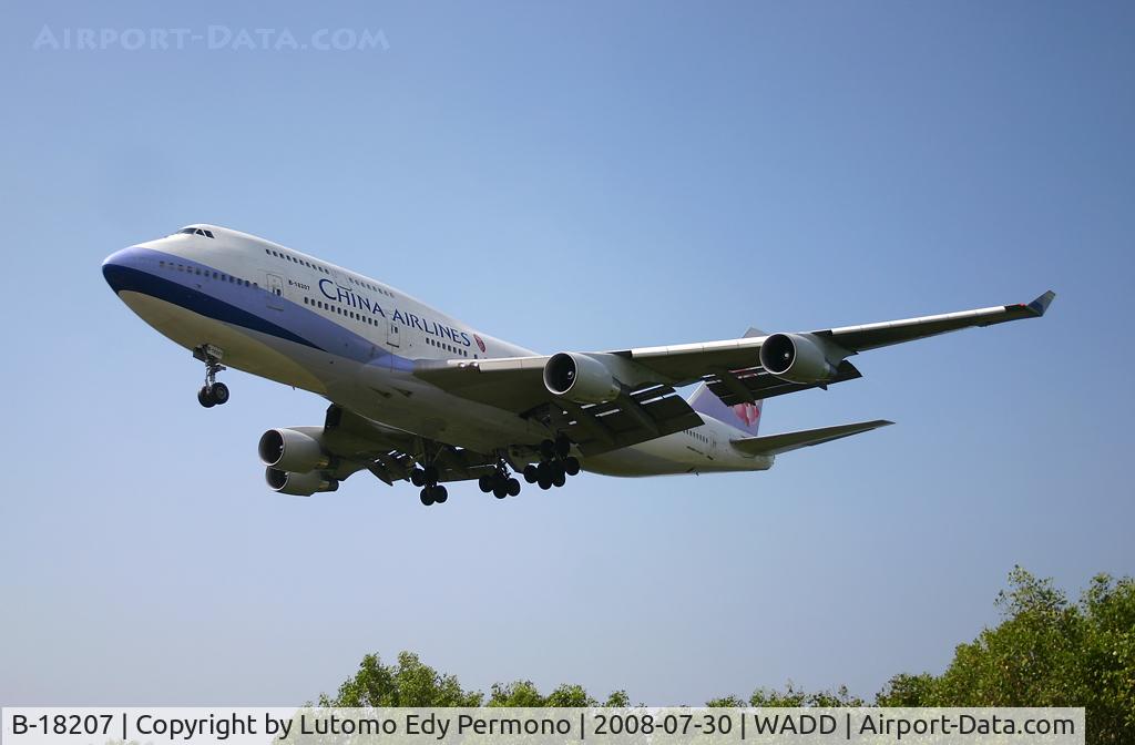 B-18207, Boeing 747-409 C/N 29219, China Airlines