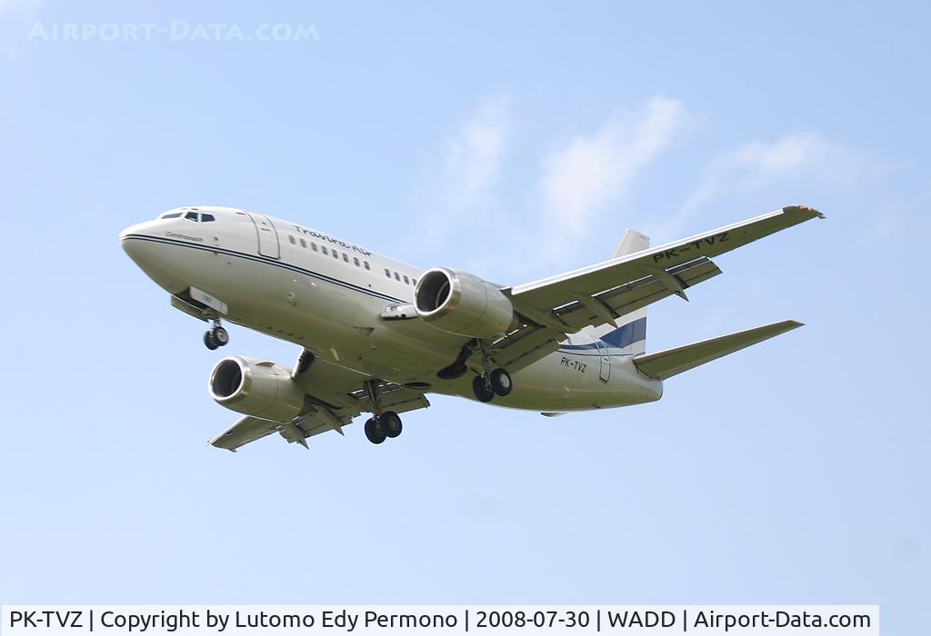 PK-TVZ, 1998 Boeing 737-5L9 C/N 28996, Travira Air