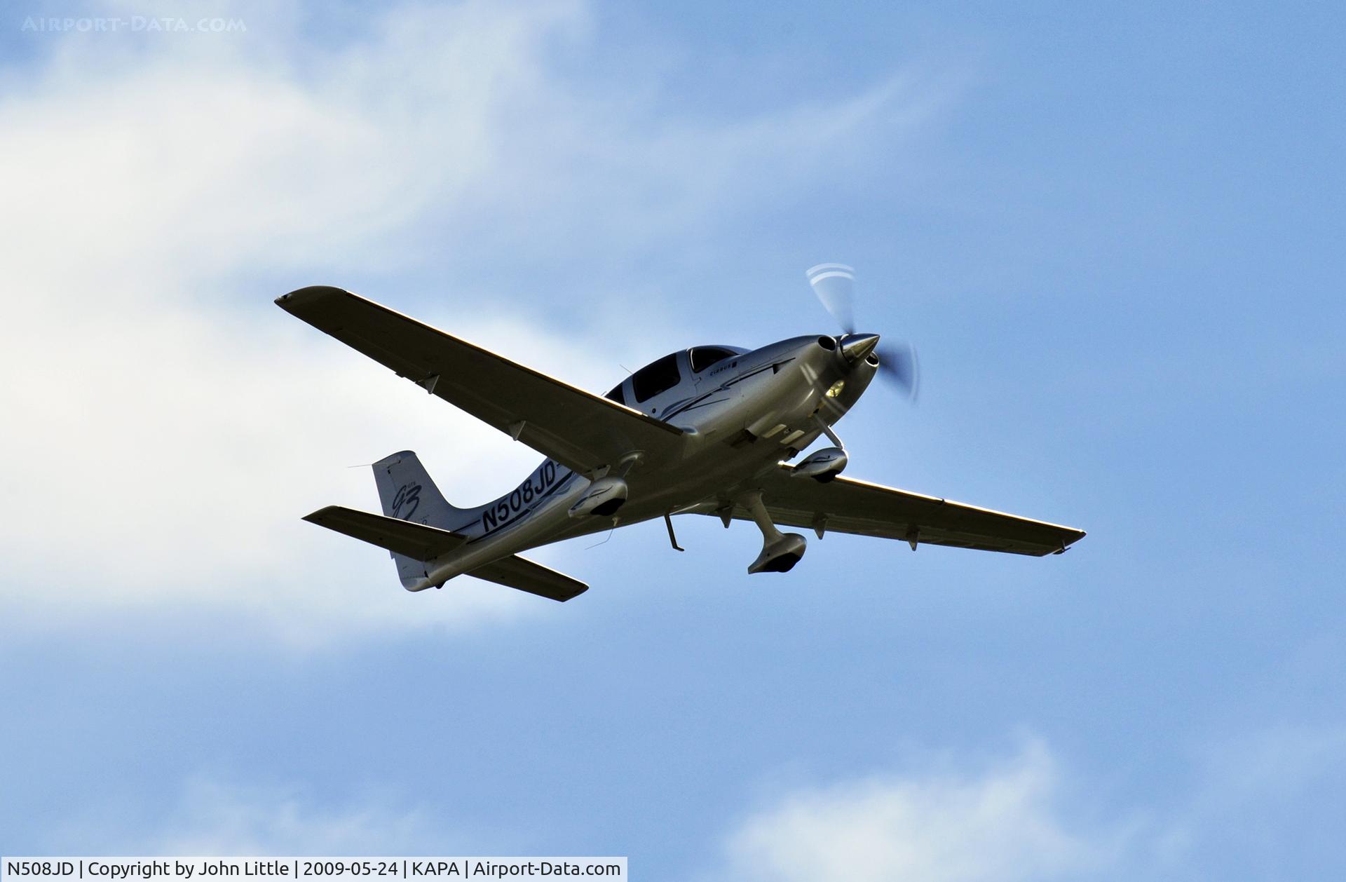 N508JD, 2008 Cirrus SR22 G3 GTS Turbo C/N 3184, Out for a morning flight