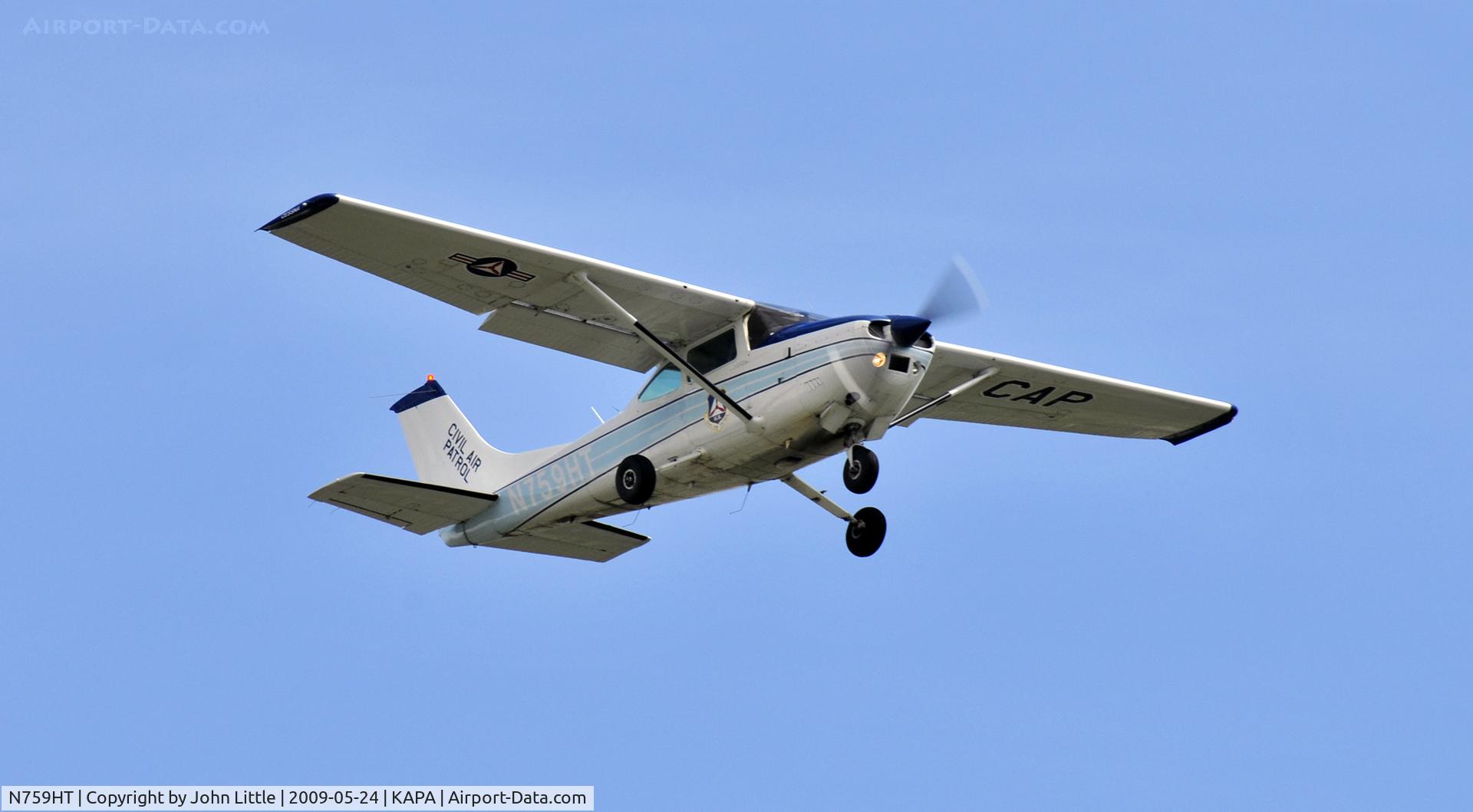 N759HT, 1977 Cessna 182Q Skylane C/N 18266013, CAP Flight doing touch and go's