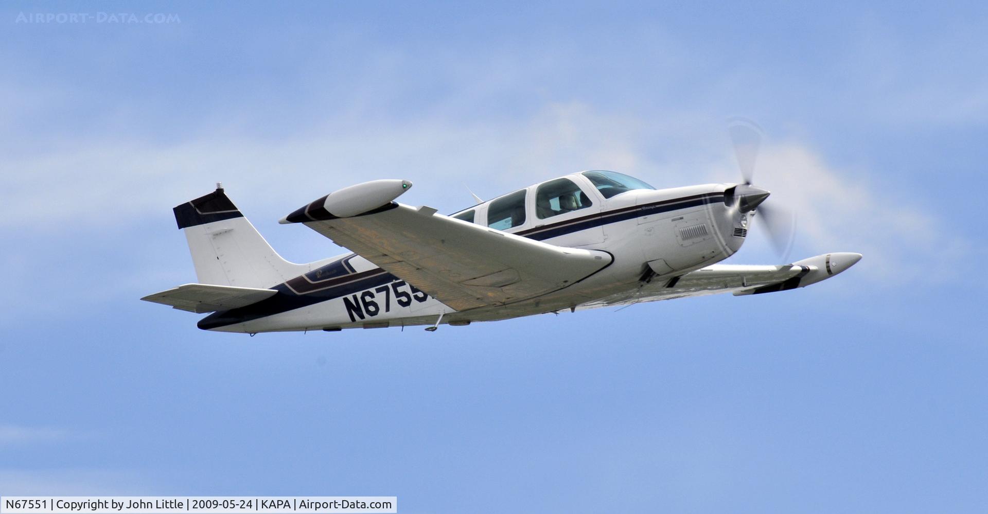 N67551, 1983 Beech A36 Bonanza 36 C/N E-2119, Getting out before the weather hits