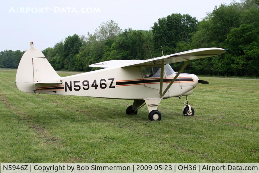 N5946Z, 1964 Piper PA-22-108 Colt C/N 22-9817, Riverside breakfast fly-in at Zanesville, Ohio