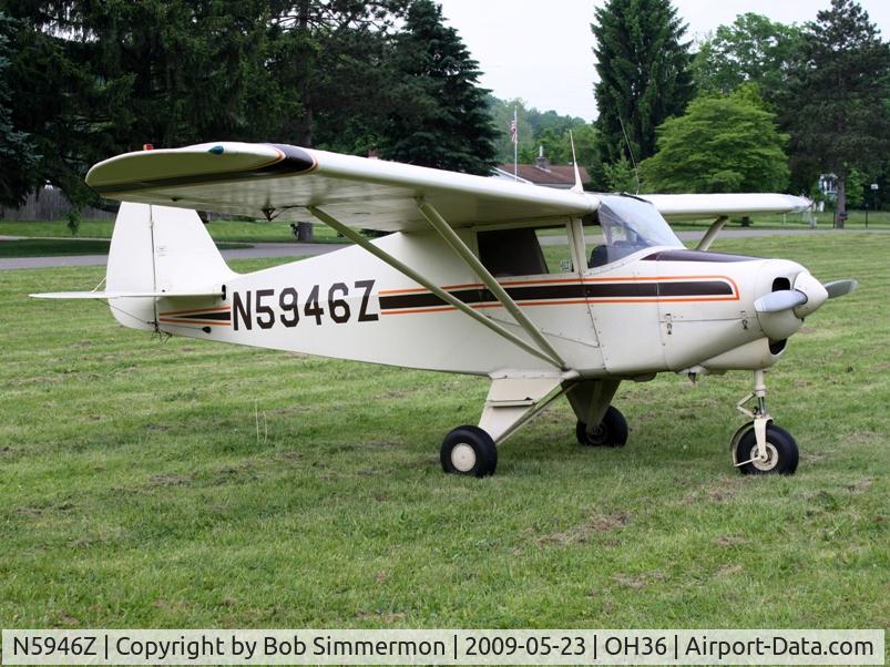 N5946Z, 1964 Piper PA-22-108 Colt C/N 22-9817, Riverside breakfast fly-in at Zanesville, Ohio