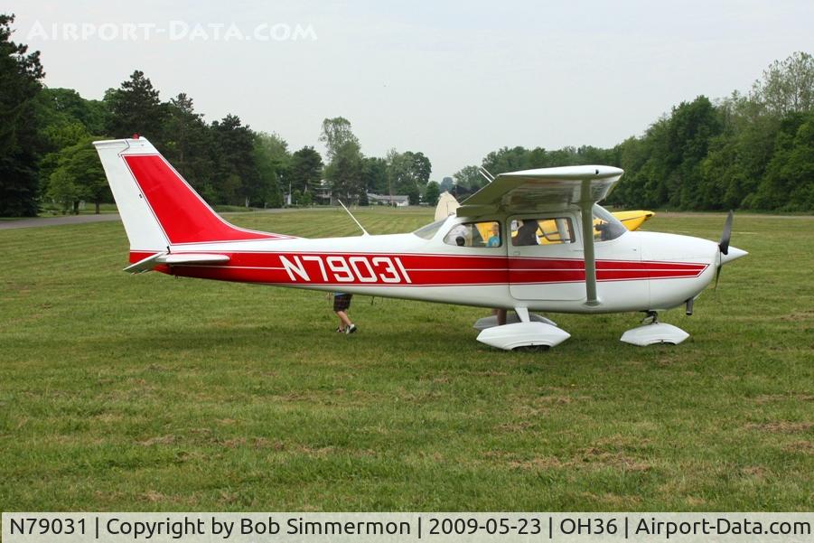 N79031, 1968 Cessna 172K Skyhawk C/N 17257826, Riverside breakfast fly-in at Zanesville, Ohio
