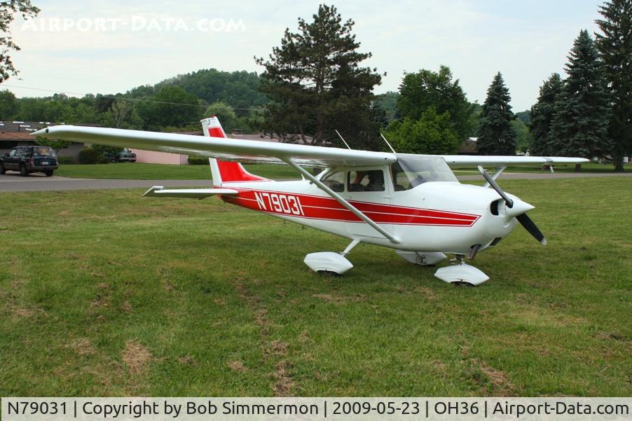 N79031, 1968 Cessna 172K Skyhawk C/N 17257826, Riverside breakfast fly-in at Zanesville, Ohio
