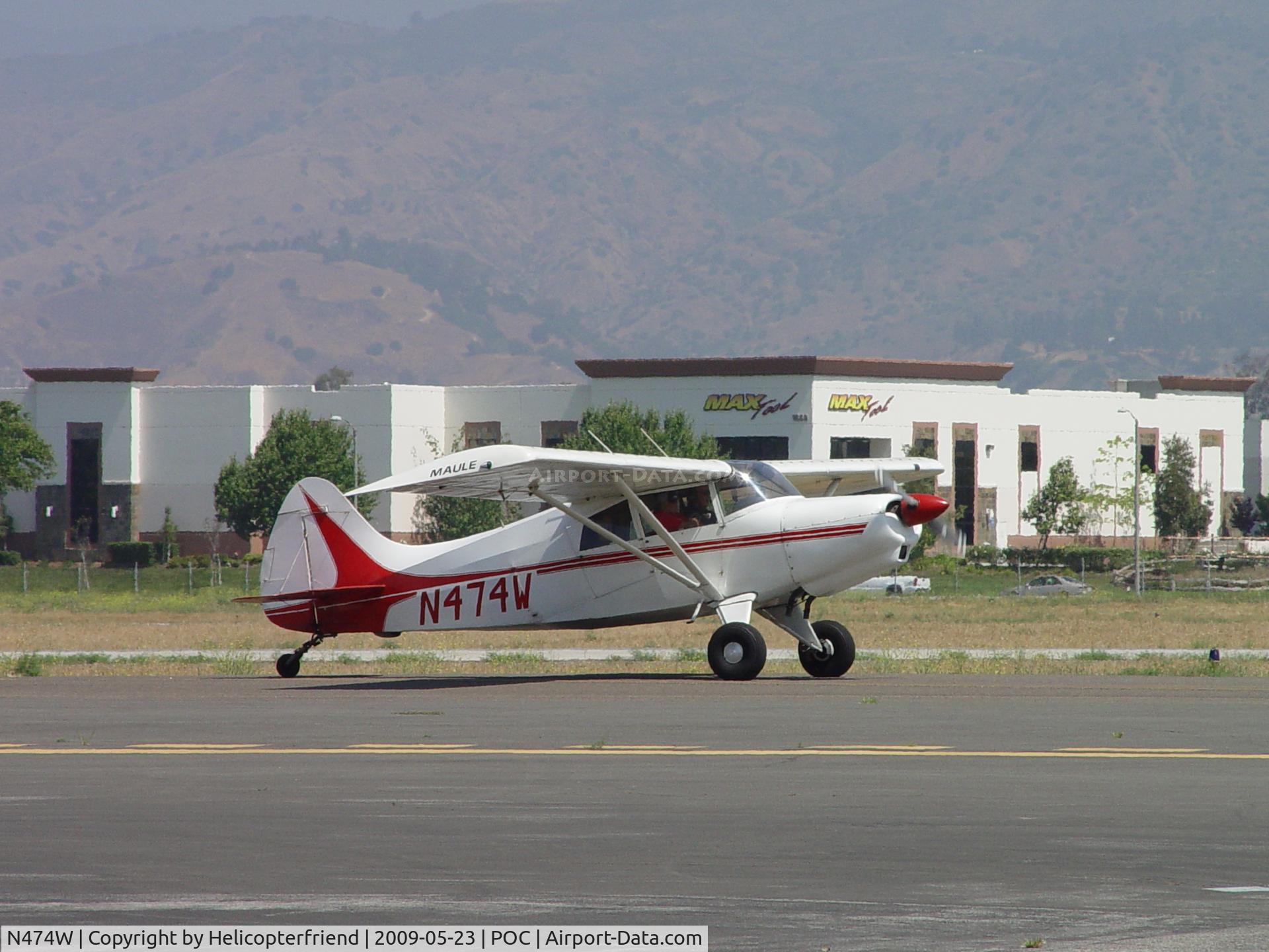 N474W, 1969 Maule M-4-220C Strata Rocket C/N 2027C, Taxiing for take off