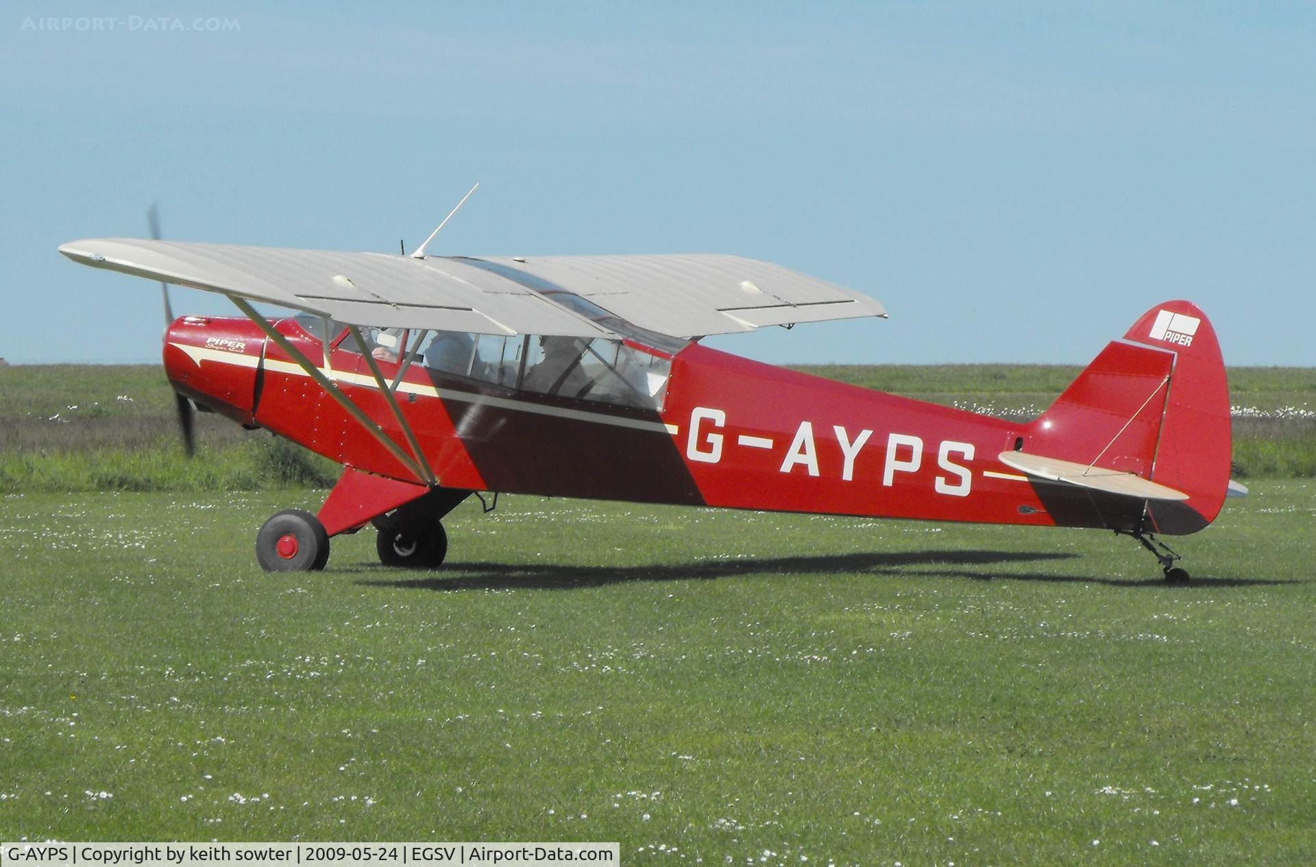 G-AYPS, 1952 Piper L-18C Super Cub C/N 18-2092, Visiting AIrcraft