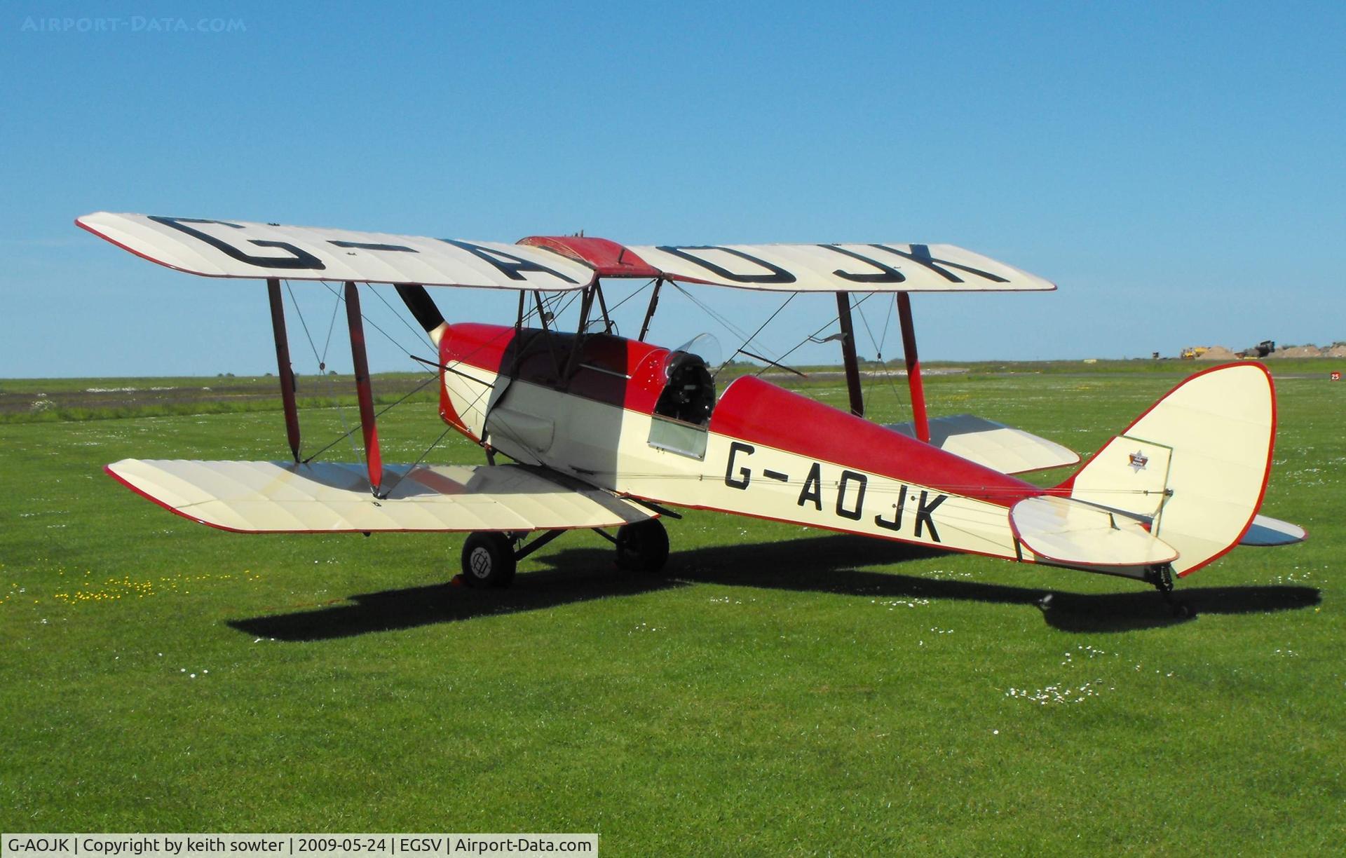 G-AOJK, 1939 De Havilland DH-82A Tiger Moth II C/N 82813, Visiting AIrcraft
