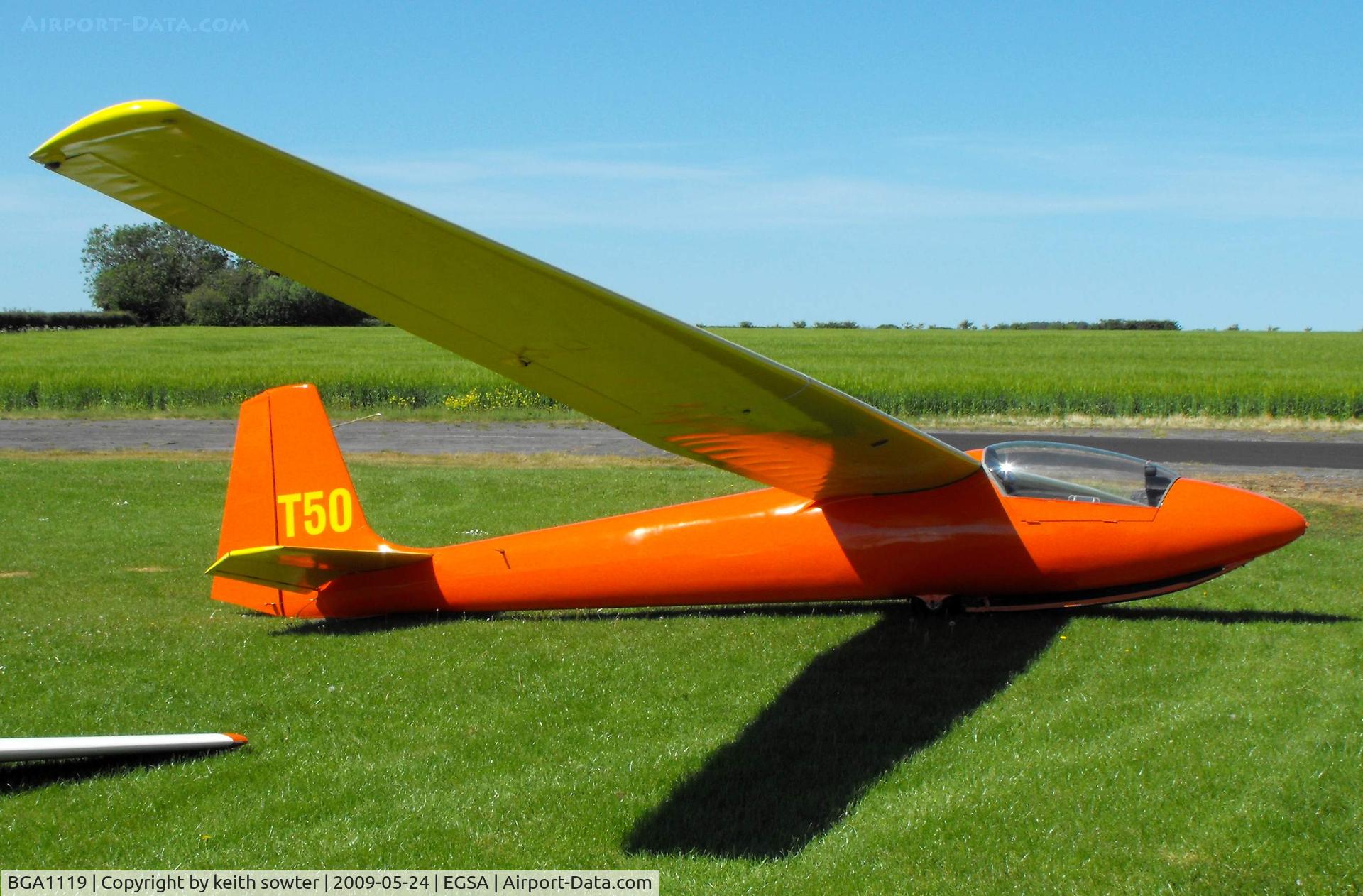 BGA1119, Slingsby T-50 Skylark C/N 1391, Based Glider