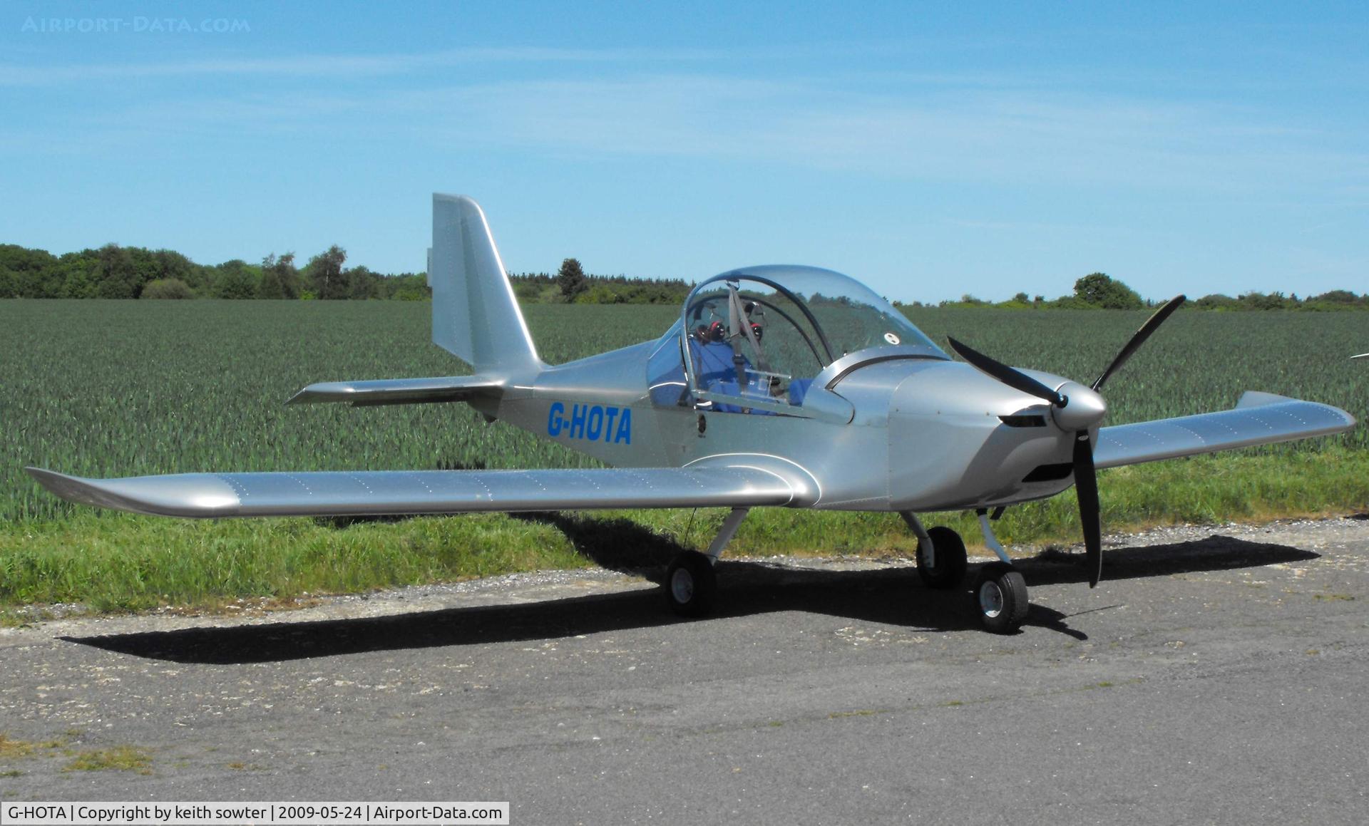 G-HOTA, 2009 Cosmik EV-97 TeamEurostar UK C/N 3318, Visiting aircraft at Little Snoring Fly-In