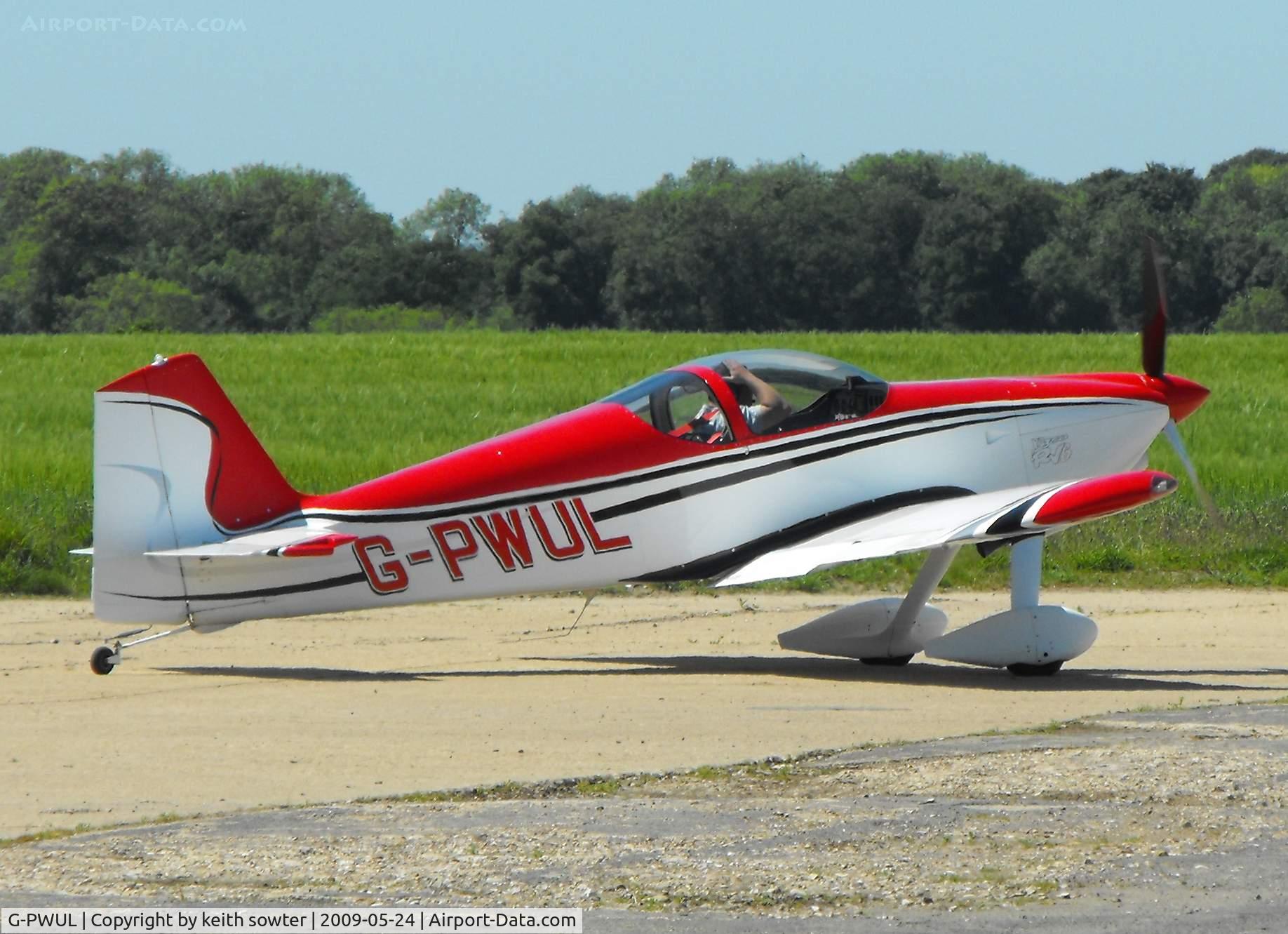 G-PWUL, 2006 Vans RV-6 C/N PFA 181-12773, Visiting aircraft at Little Snoring Fly-In