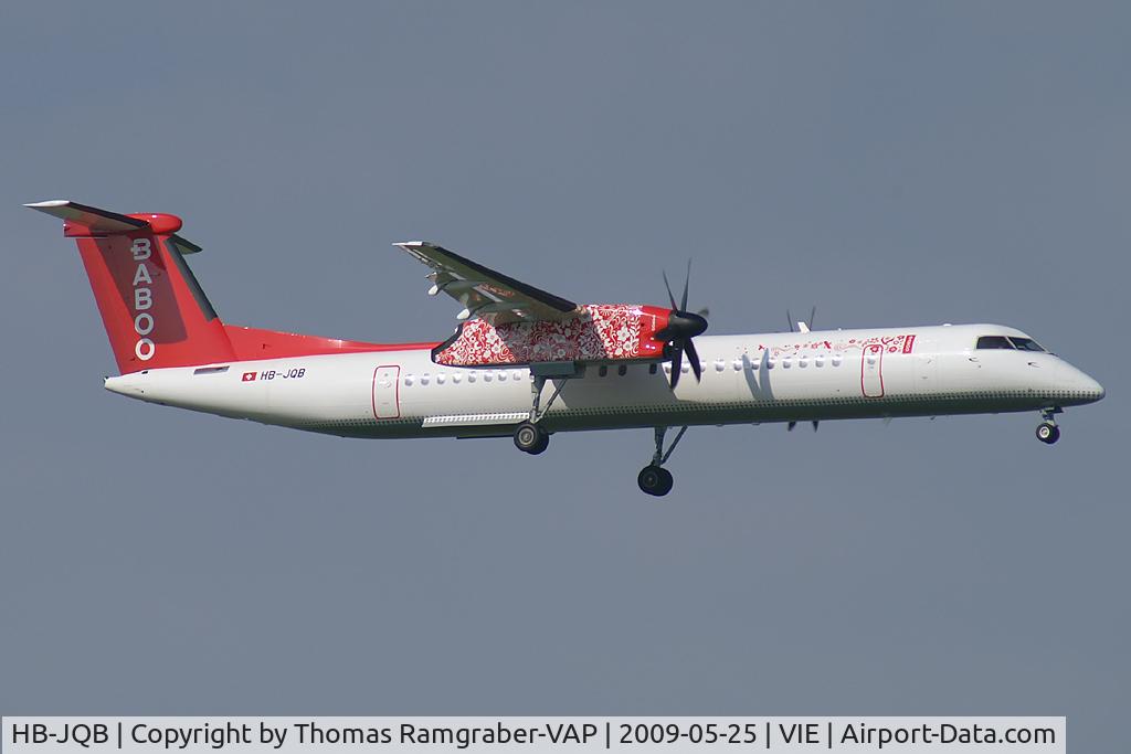 HB-JQB, 2007 De Havilland Canada DHC-8-402Q Dash 8 C/N 4175, Fly Baboo DeHavilland Canada Dash 8-400