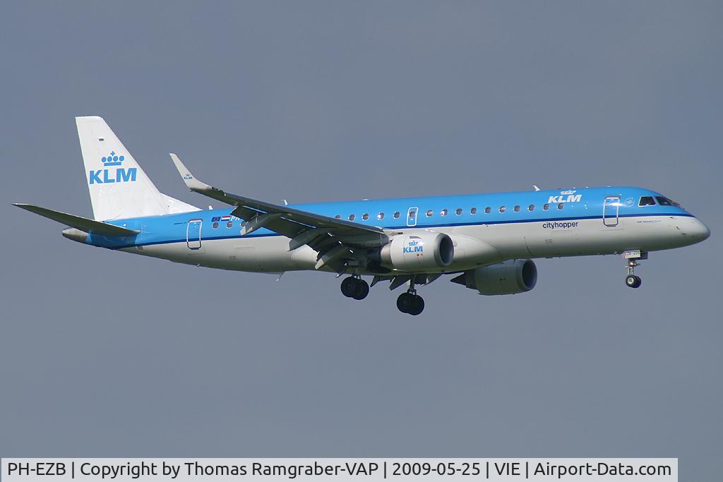 PH-EZB, 2008 Embraer 190LR (ERJ-190-100LR) C/N 19000235, KLM - Royal Dutch Airlines Embraer 190