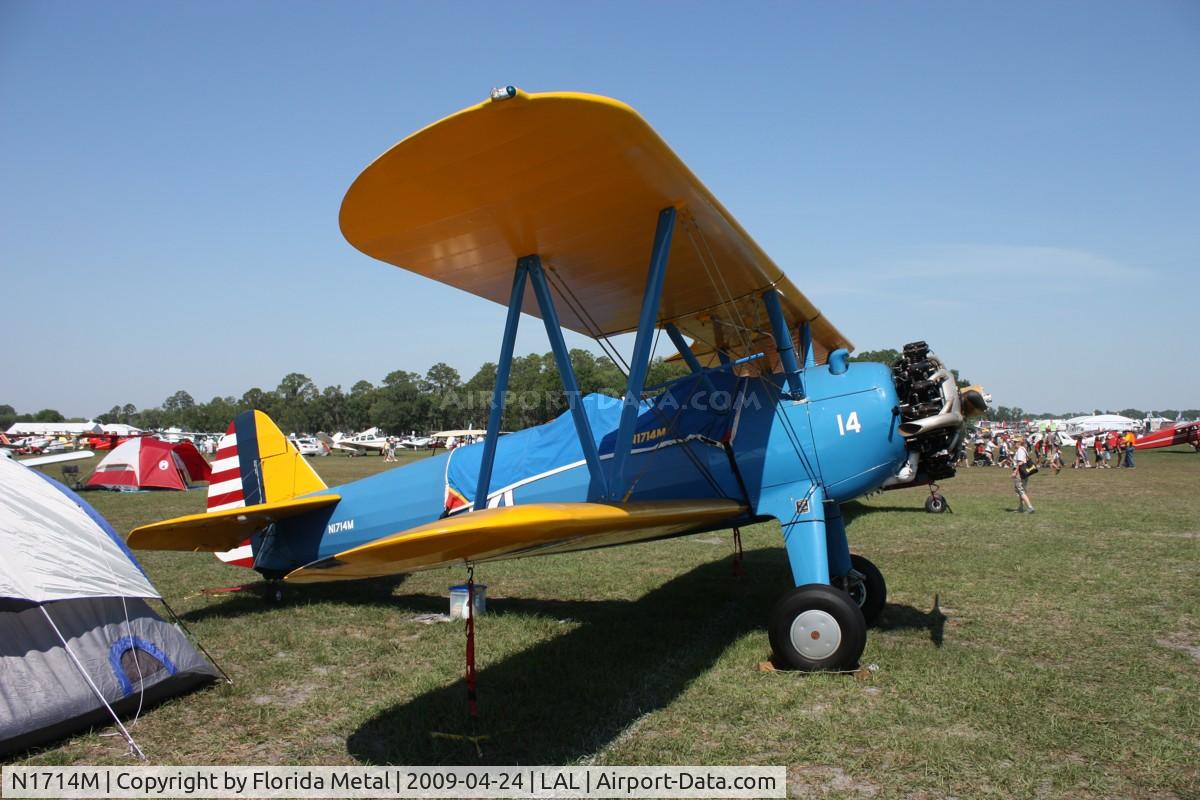 N1714M, 1951 Boeing E75 C/N 75-8666, PT-17