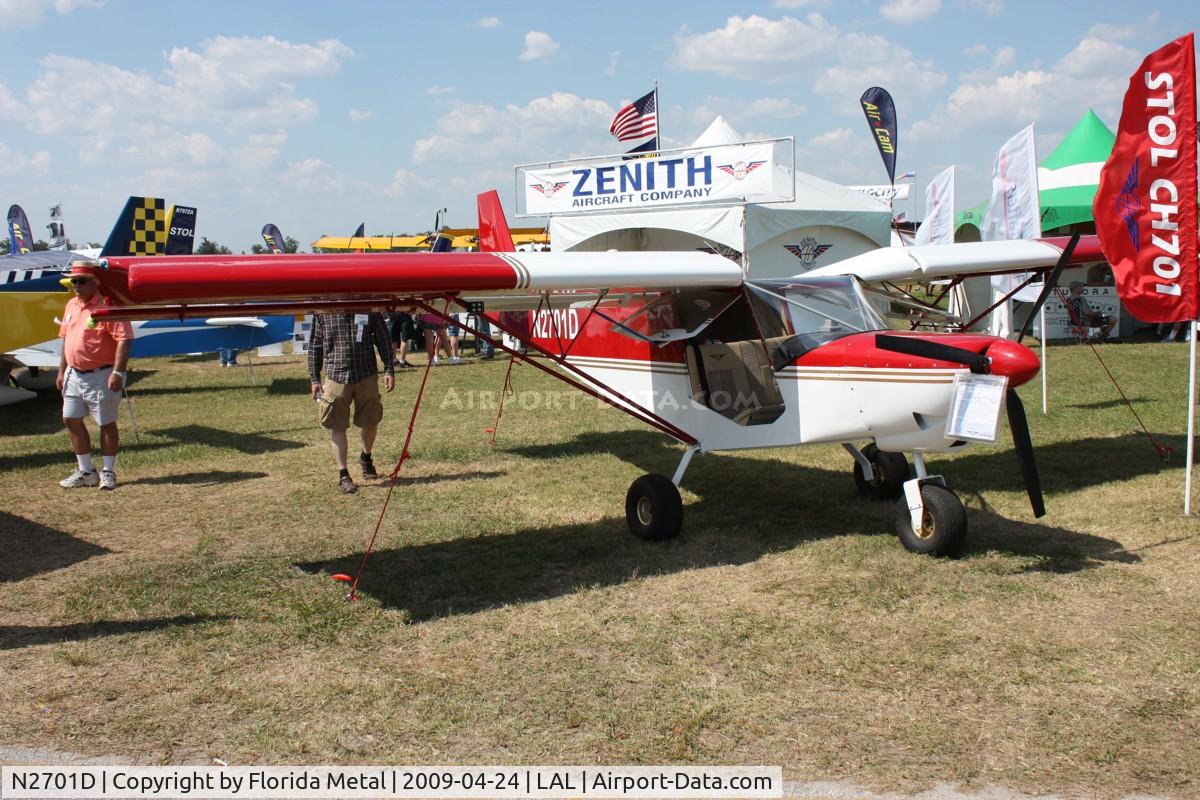 N2701D, 2008 Zenith CH-701 C/N 7-6631, Zenith CH701