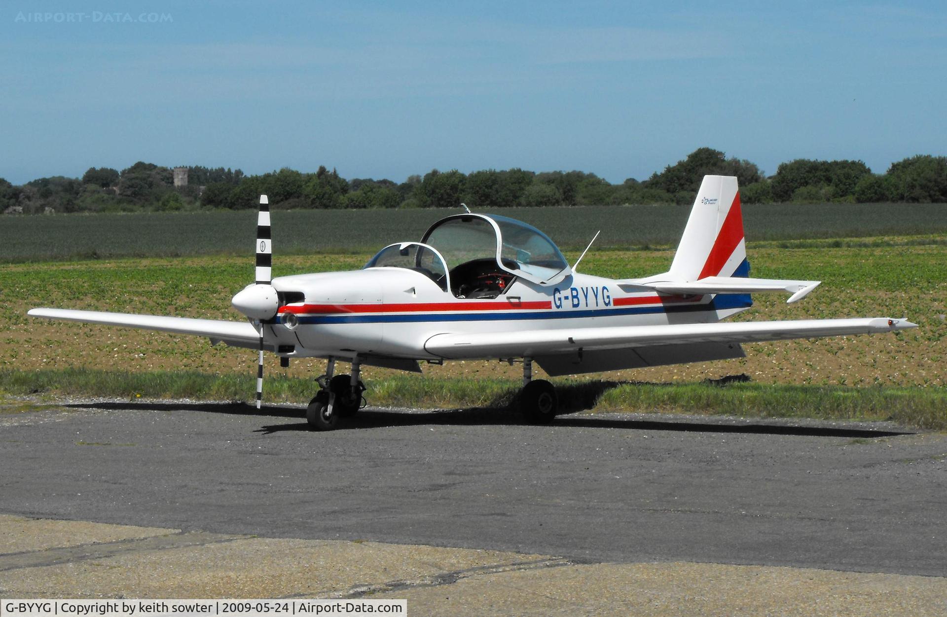 G-BYYG, 1990 Slingsby T-67C Firefly C/N 2101, Visiting aircraft at Little Snoring Fly-In