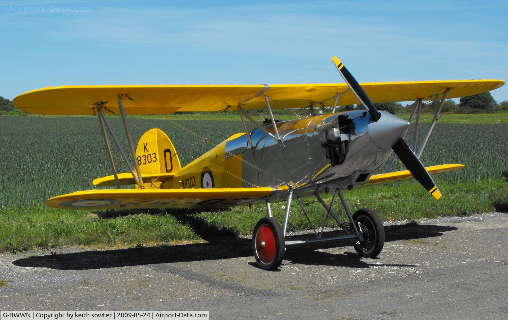 G-BWWN, 1998 Isaacs Fury II C/N PFA 011-10957, Visiting aircraft at Little Snoring Fly-In