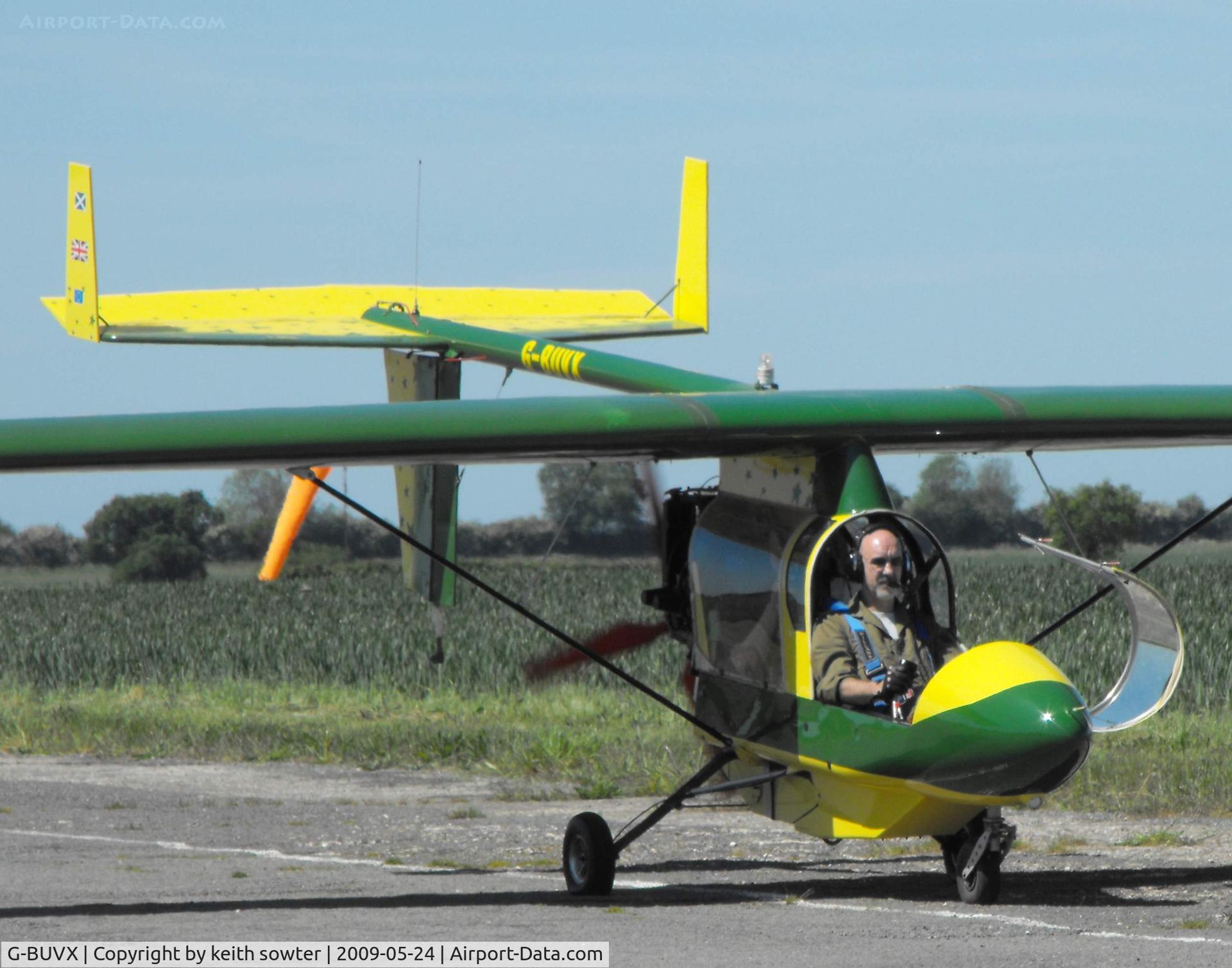 G-BUVX, 1994 CFM Streak Shadow C/N PFA 206-12410, Visiting aircraft at Little Snoring Fly-In