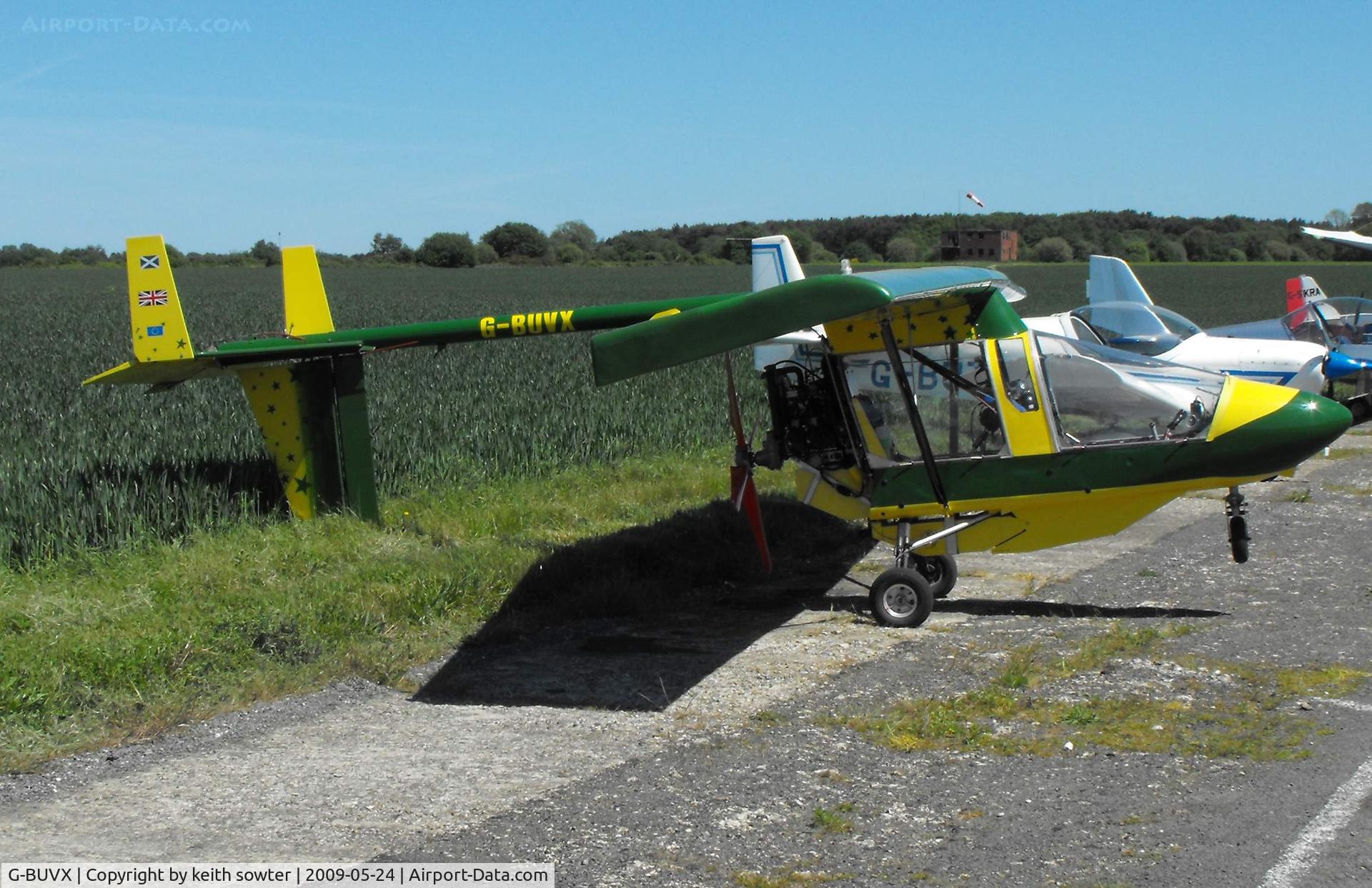 G-BUVX, 1994 CFM Streak Shadow C/N PFA 206-12410, Visiting aircraft at Little Snoring Fly-In