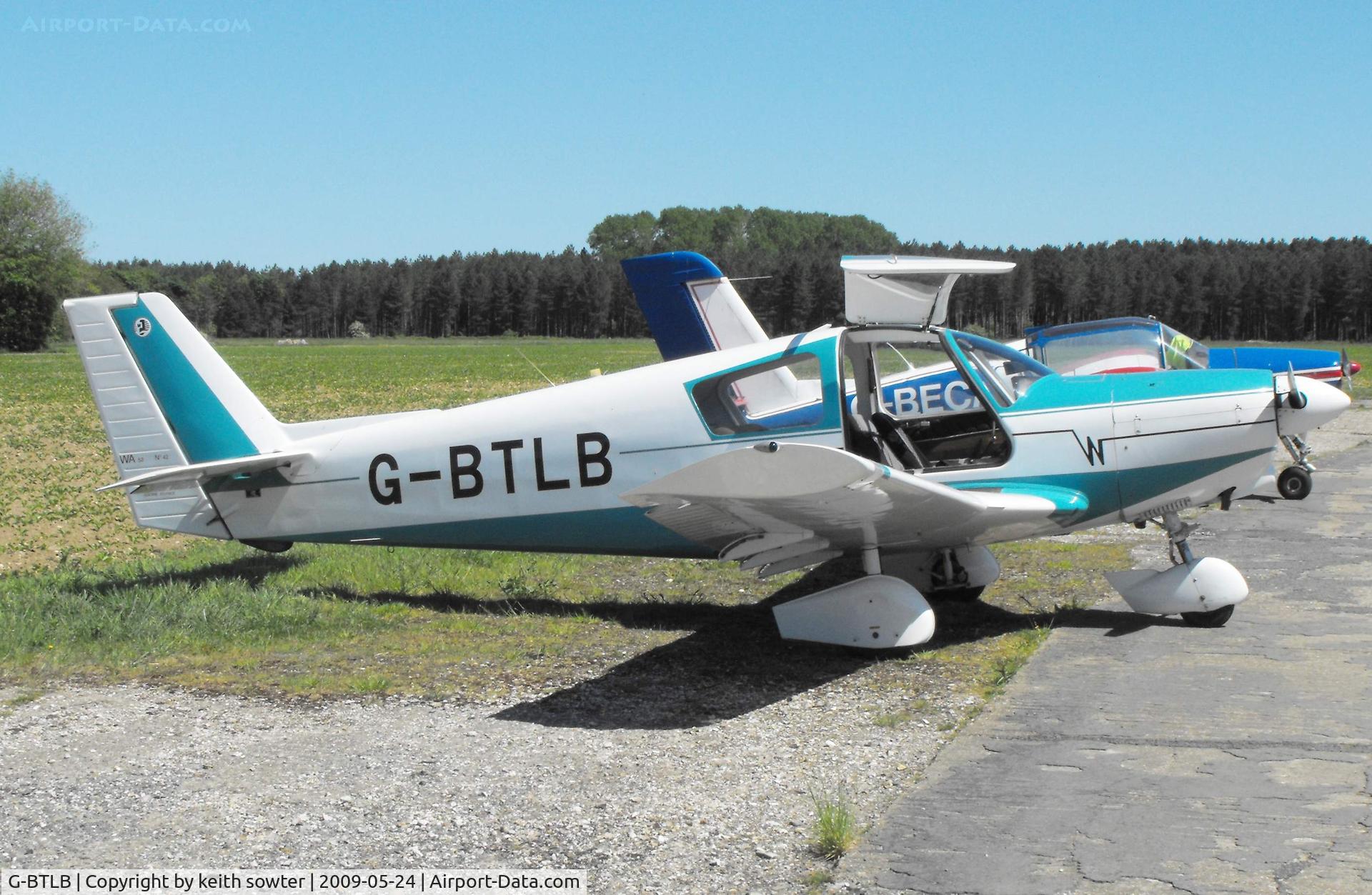 G-BTLB, 1972 Wassmer WA-52 Europa C/N 42, Visiting aircraft at Little Snoring Fly-In