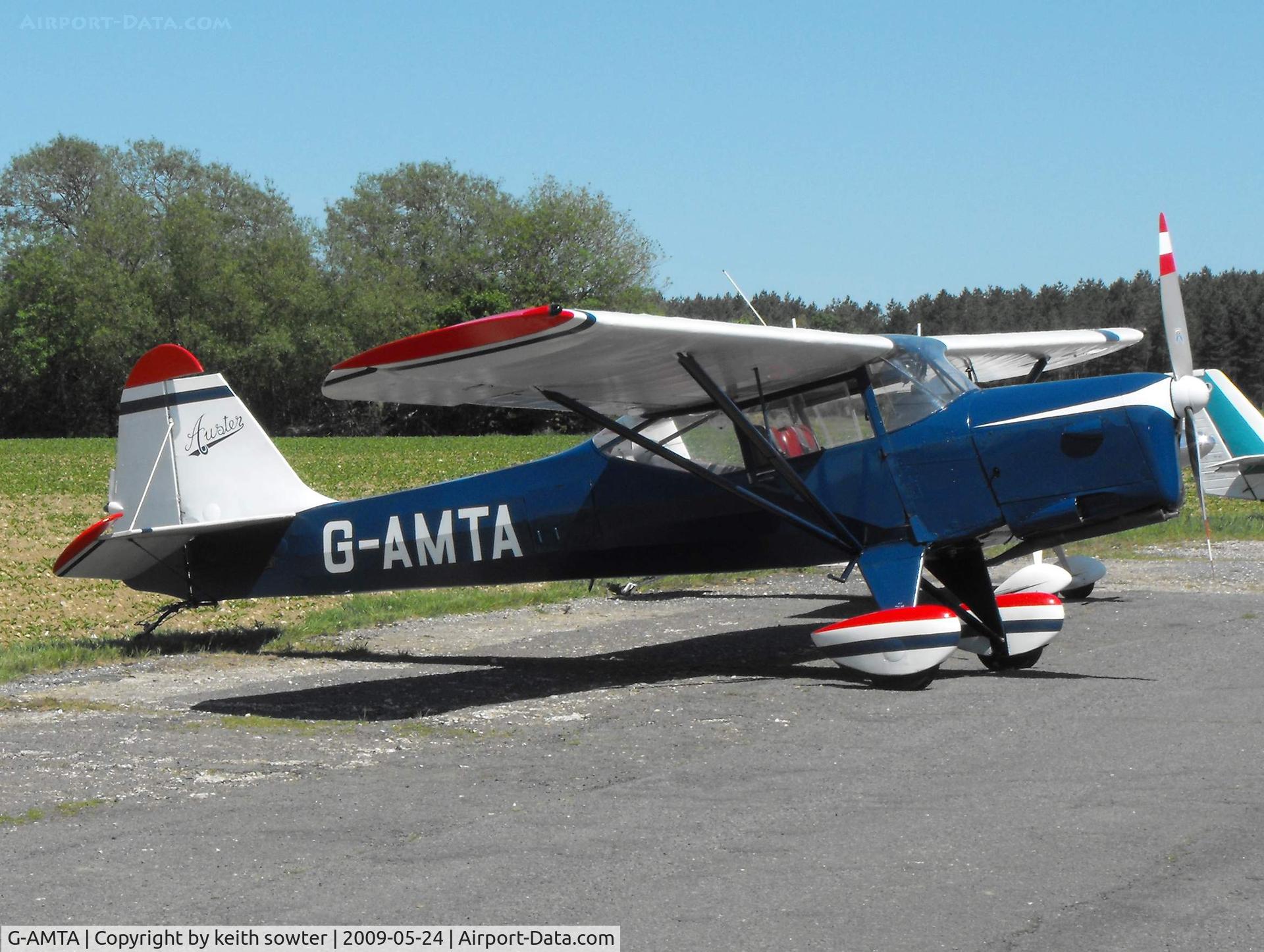G-AMTA, 1952 Auster J-5F Aiglet Trainer C/N 2780, Visiting aircraft at Little Snoring Fly-In