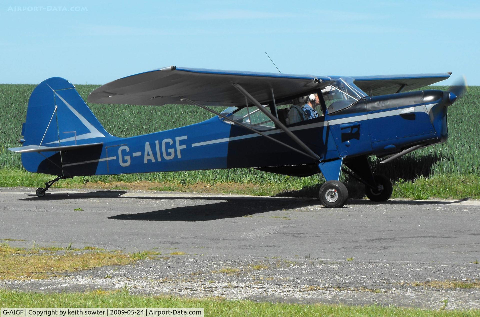 G-AIGF, 1946 Auster J-1N Alpha C/N 2188, Visiting aircraft at Little Snoring Fly-In