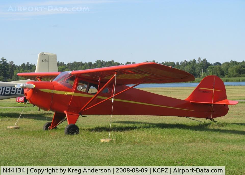 N44134, 1946 Taylorcraft BC12-D1 C/N 9934, Nice little Taylorcraft.
