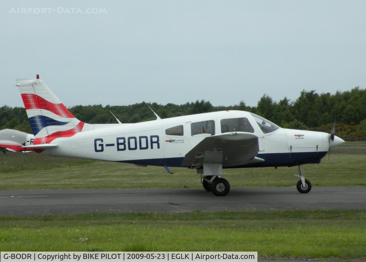 G-BODR, 1979 Piper PA-28-161 Cherokee Warrior II C/N 28-8116318, AIRWAYS FLYING CLUB A/C FROM WYCOMBE AIR PARK