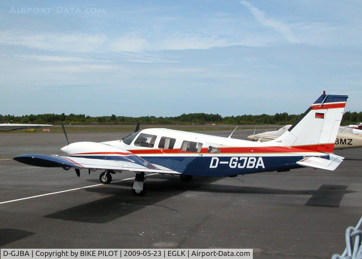 D-GJBA, 1980 Piper PA-34-200T Seneca II C/N 34-8070116, NICE VISITOR