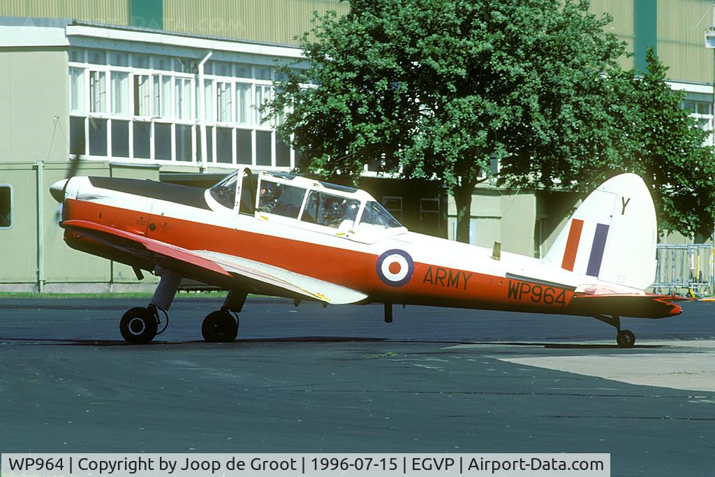 WP964, 1952 De Havilland DHC-1 Chipmunk T.10 C/N C1/0826, 1996 was the last year of Chipmunk operation with the AAC.