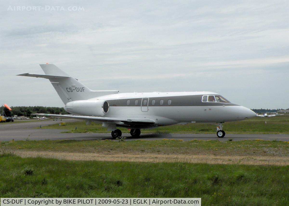CS-DUF, 2008 Hawker Beechcraft 750 C/N HB-19, ENTERING THE TAXYWAY TO RWY 25