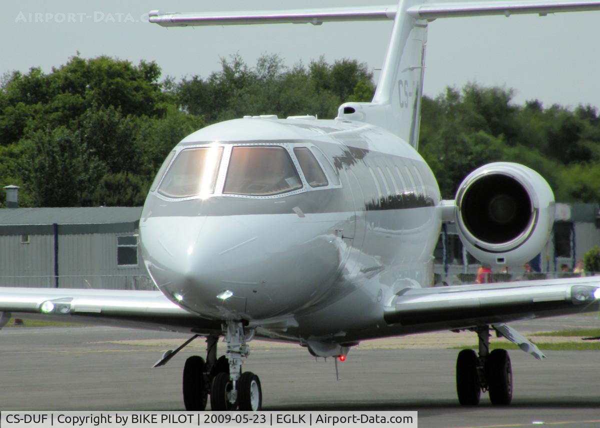 CS-DUF, 2008 Hawker Beechcraft 750 C/N HB-19, JUST ABOUT TO LEAVE THE TERMINAL APRON